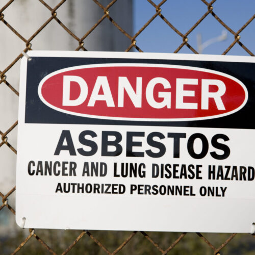 Danger Asbestos Warning Sign